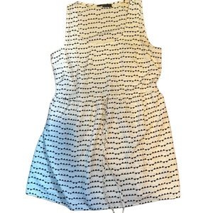 Juniors black and white sundress